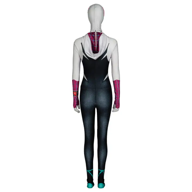 Across The Spider-Verse Spider-Gwen Stacy Costume Spider-Man Cosplay 8 Across The Spider-Verse Spider-Gwen Stacy Costume Spider-Man Cosplay – Image 6