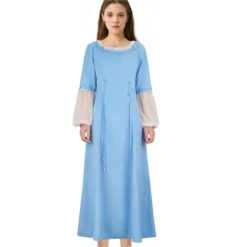 Alicent Hightower Young Cosplay Costume Blue Dress House Of The Dragon