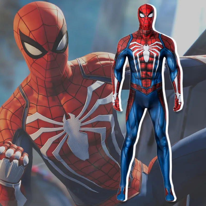 Across The Spider-Verse Spiderman Advanced Suit PS4 Cosplay Costume 4 Across The Spider-Verse Spiderman Advanced Suit PS4 Cosplay Costume – Image 2