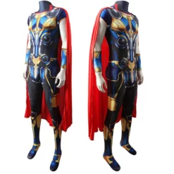 Thor Odinson Cosplay Jumpsuit With Cape Adults Kids-Thor 4: Love And Thunder -Étoile Cosplay Soldes cb8dd3aa01
