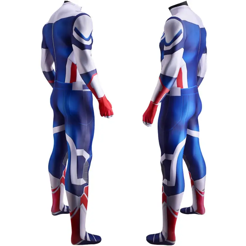 The Falcon And The Winter Soldier Sam Wilson Captain America Jumpsuit Adult Kids 7 The Falcon And The Winter Soldier Sam Wilson Captain America Jumpsuit Adult Kids – Image 5