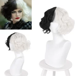 (Ready To Ship) Cruella De Vil 2021 Emma Stone Cosplay Wig -Étoile Cosplay Soldes cruella6 73ff