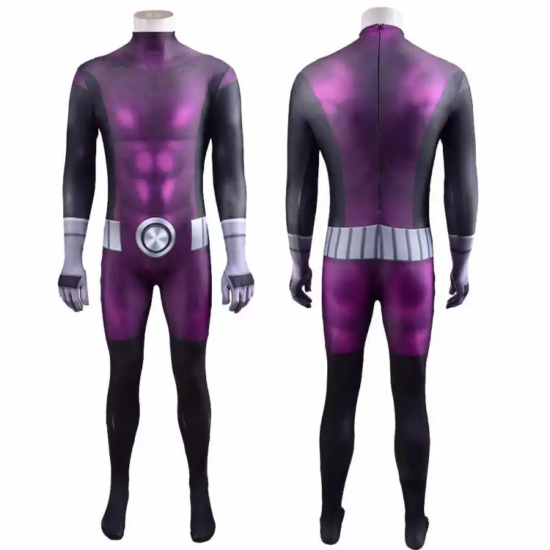 Teen Titans Beast Boy Cosplay Costume Kids Adults 4 Teen Titans Beast Boy Cosplay Costume Kids Adults – Image 2