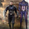Avengers: Infinity War Captain America Cosplay Costume Adult Kids -Étoile Cosplay Soldes d1df0d5b0a