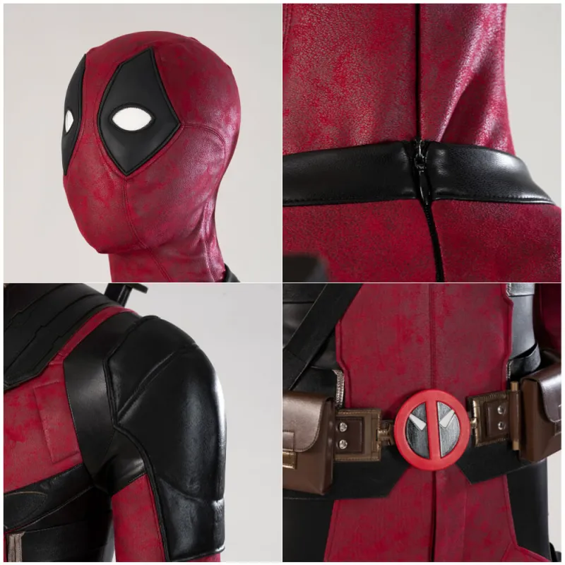 Deadpool 3 Wade Wilson Cosplay Costume Deluxe (Not Include Any Knives & Guns) 8 Deadpool 3 Wade Wilson Cosplay Costume Deluxe (Not Include Any Knives & Guns) – Image 6