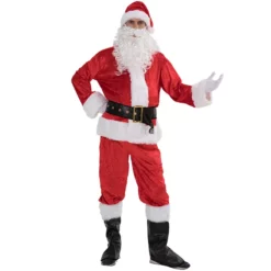 Christmas Santa Suit Cosplay Costume Fake Belly -Étoile Cosplay Soldes d788d83da7