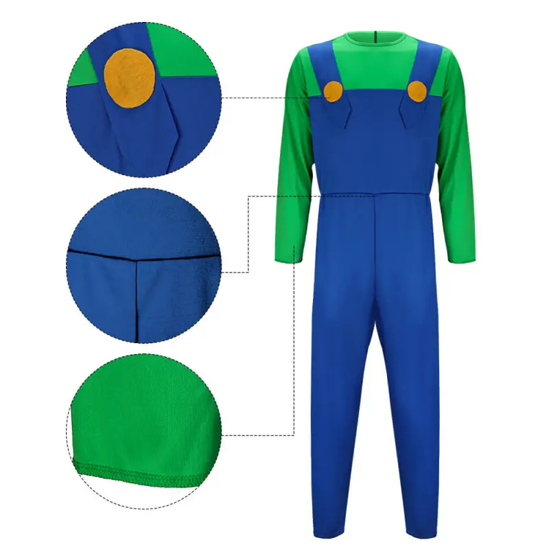 Adults Luigi Costume The Super Mario Bros. Movie 7 Adults Luigi Costume The Super Mario Bros. Movie – Image 5
