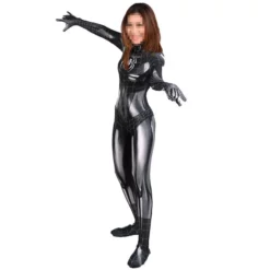 Black Cat Symbiote Spider-Man Cosplay Costume Adults Kids -Étoile Cosplay Soldes db9ac7fa3f
