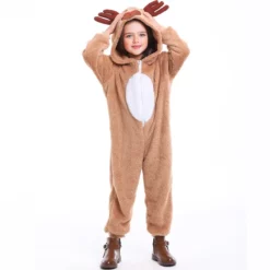 Christmas Reindeer Costume For Women Kids Parent-Child Wear -Étoile Cosplay Soldes dc52623e97