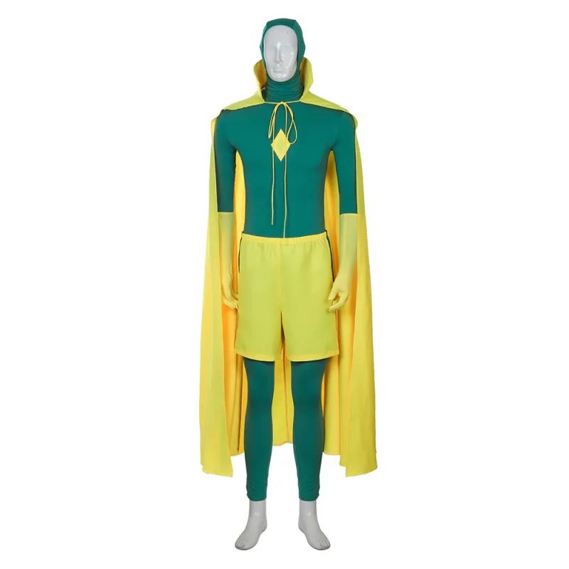 WandaVision Superhero Vision Cosplay Costume 4 WandaVision Superhero Vision Cosplay Costume – Image 2