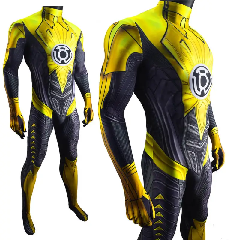 Green Lantern Thaal Sinestro Cosplay Costume Adult Kids 3 Green Lantern Thaal Sinestro Cosplay Costume Adult Kids