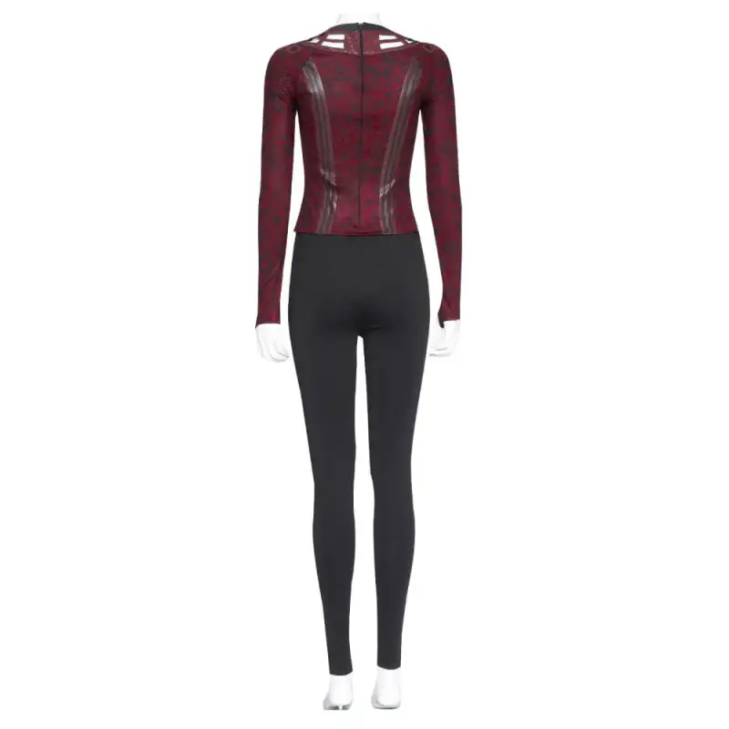Doctor Strange In The Multiverse Of Madness Wanda Maximoff Scarlet Witch Cosplay Costume (No Boots) 11 Doctor Strange In The Multiverse Of Madness Wanda Maximoff Scarlet Witch Cosplay Costume (No Boots) – Image 9