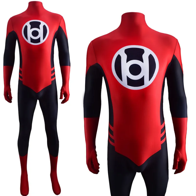 Red Lantern Corps Cosplay Costume Adult Kids 5 Red Lantern Corps Cosplay Costume Adult Kids – Image 3