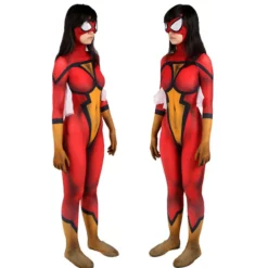 Spider-Woman Jessica Drew Cosplay Costume Adults Kids -Étoile Cosplay Soldes e7939e7cd2