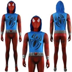 Scarlet Spider Ben Reilly Costume Across The Spider-Verse Cosplay Bodysuit -Étoile Cosplay Soldes e8b342ac47
