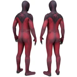Spiderman PS4 Kaine Parker Scarlet Spider 2 Cosplay Costume Adult Kids -Étoile Cosplay Soldes e908a6df93