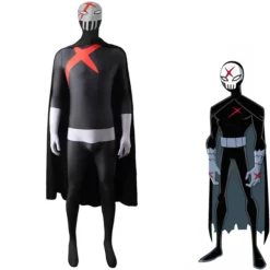 Red X Cosplay Costume Teen Titans With Removable Mask