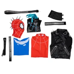 Spider-Punk Costume Spider-Man: Across The Spider-Verse Hobie Brown Cosplay -Étoile Cosplay Soldes eb92f35622