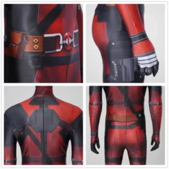 Deadpool 2 Wade Wilson Cosplay Jumpsuit Mask Costume -Étoile Cosplay Soldes efb0476211