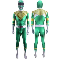 Power Rangers Green Ranger Tommy Oliver Cosplay Costume Adult Kids -Étoile Cosplay Soldes f07d16d00a
