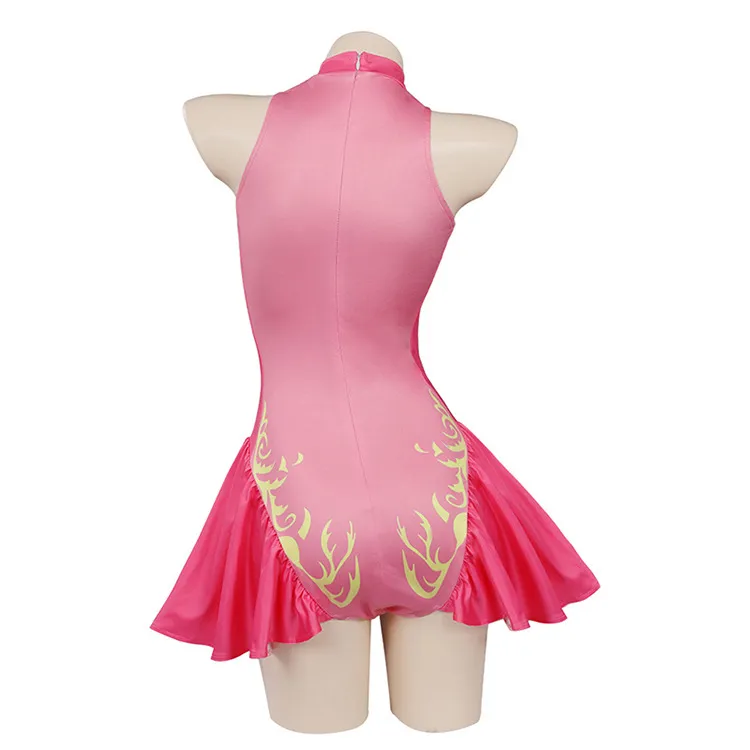 Princess Peach One Piece Swimsuit Cosplay Costume Super Mario 4 Princess Peach One Piece Swimsuit Cosplay Costume Super Mario – Image 2