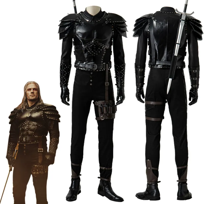 The Witcher Season 2 Geralt Of Rivia Cosplay Costume (Without Sword, Shoes&Necklace) 3 The Witcher Season 2 Geralt Of Rivia Cosplay Costume (Without Sword, Shoes&Necklace)