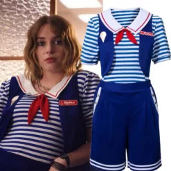 Stranger Things Season 3 Robin Scoops Cosplay Costume For Women (S-XXL Ready To Ship)