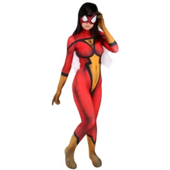 Spider-Woman Jessica Drew Cosplay Costume Adults Kids -Étoile Cosplay Soldes f3abbf8cba