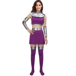 Starfire Princess Koriand'r Cosplay Costume Teen Titans (Ready To Ship)
