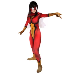 Spider-Woman Jessica Drew Cosplay Costume Adults Kids -Étoile Cosplay Soldes f4cb41a6d3