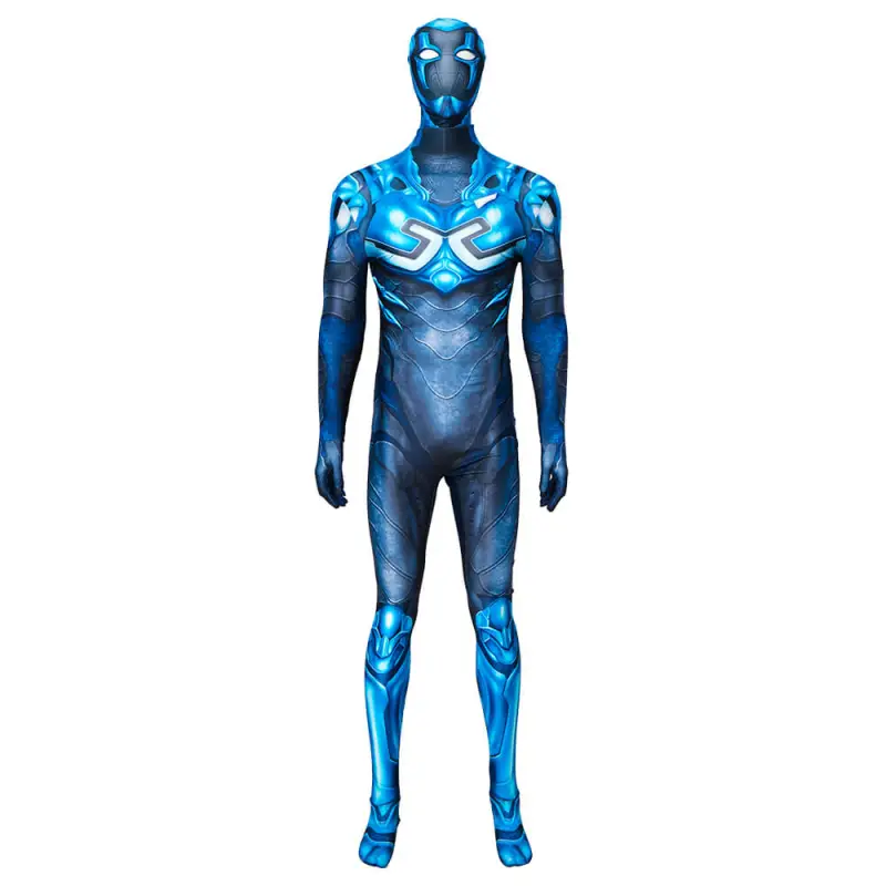 Blue Beetle Cosplay Costume Men Kids 2023 Movies 3 Blue Beetle Cosplay Costume Men Kids 2023 Movies