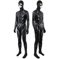 Black Bolt Cosplay Costume Blackagar Boltagon Jumpsuit Mask -Étoile Cosplay Soldes f8bab558c0