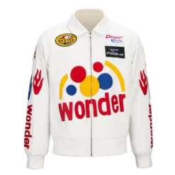 Ricky Bobby Wonder White Jacket Racing Costume Talladega Nights -Étoile Cosplay Soldes f990256330