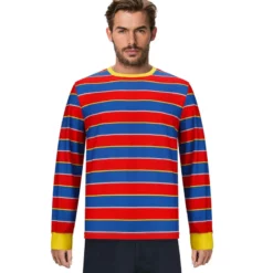Sesame Street Ernie Striped Shirt For Men (Ready To Ship)