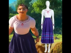 Adults Disney Encanto Luisa Madrigal Cosplay Costume -Étoile Cosplay Soldes fbacb328ee