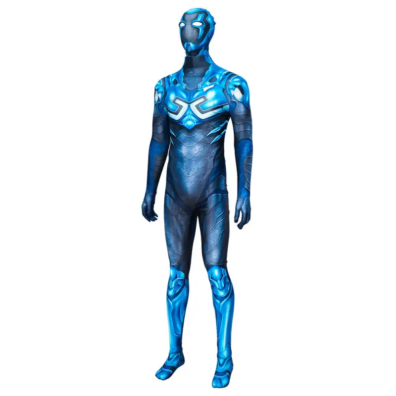 Blue Beetle Cosplay Costume Men Kids 2023 Movies 5 Blue Beetle Cosplay Costume Men Kids 2023 Movies – Image 3