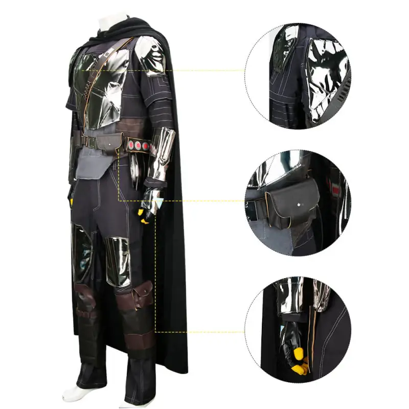The Mandalorian Season 3 Cosplay Costume Din Djarin Outfits 5 The Mandalorian Season 3 Cosplay Costume Din Djarin Outfits – Image 3