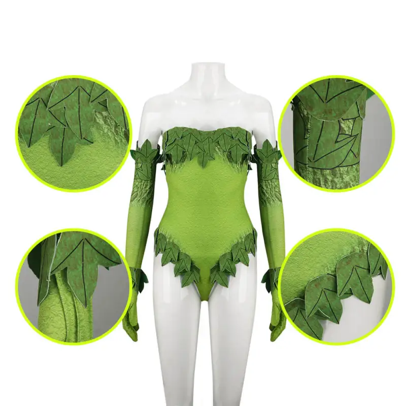 Poison Ivy Costume DC Halloween Cosplay 8 Poison Ivy Costume DC Halloween Cosplay – Image 6