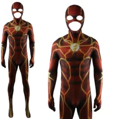 The Flash Movie Cosplay Costume Barry Allen Style B
