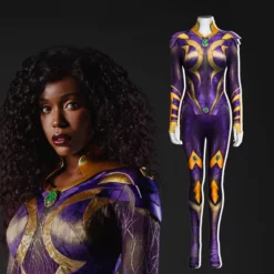 Titans Season 3 Starfire Cosplay Jumpsuit Costume
