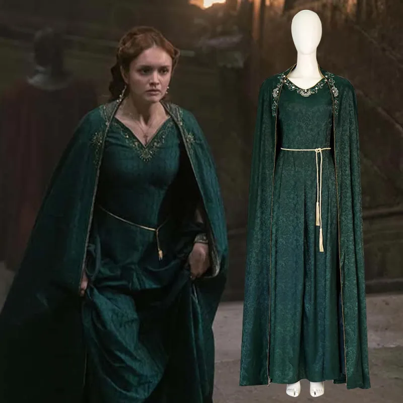 House Of The Dragon Alicent Hightower Cosplay Costume 3 House Of The Dragon Alicent Hightower Cosplay Costume